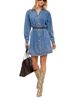 Fifteen Twenty Fifteen Twenty Sade Belted Shirtdress - 2