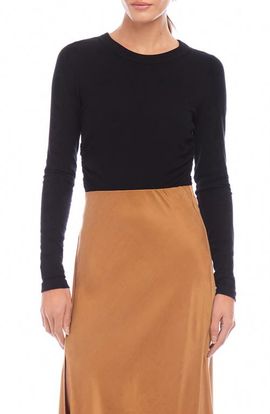 FIFTEEN TWENTY FIFTEEN TWENTY Side Shirred Rib Top