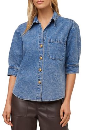 FIFTEEN TWENTY FIFTEEN TWENTY Suri Elbow Sleeve Button Up Top