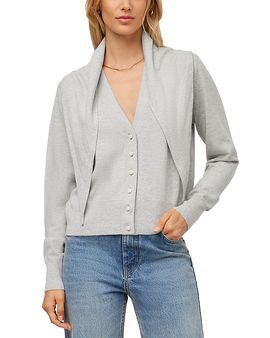 Fifteen Twenty Fifteen Twenty Wren Long Sleeve Scarf Cardigan