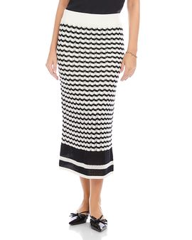 Fifteen Twenty Fifteen Twenty Zoe Crochet Midi Skirt