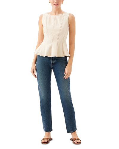 Fifteen Twenty Fifteen Twenty Zoyla Contrast Stitch Top