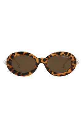 Fifth & Ninth Fifth & Ninth Arielle 50mm Small Oval Sunglasses