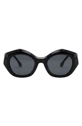 Fifth & Ninth Fifth & Ninth Riven 50mm Small Geometric Sunglasses