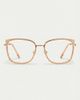 Fifth and Ninth Fifth & Ninth Sahara Square Blue Light Glasses in Tan, Women's at Urban Outfitters - 2