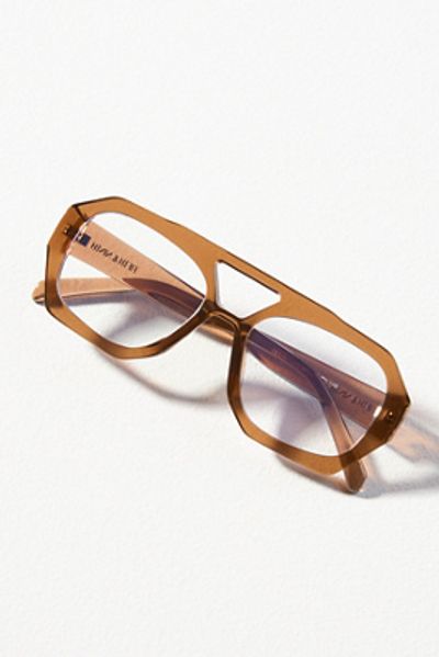 Fifth & Ninth Geo Aviator Sutton Blue Light Glasses