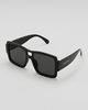 Fifth and Ninth Fifth and Ninth Fifth & Ninth Jaelyn Square Polarized Sunglasses in Black/Black, Women's at Urban Outfitters - 3