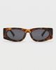 Fifth and Ninth Fifth and Ninth Fifth & Ninth Monaco Rectangle Polarized Sunglasses in Torte/Black, Women's at Urban Outfitters - 2