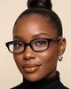 Fifth and Ninth Fifth and Ninth Fifth & Ninth Nita Rectangle Blue Light Blocking Glasses in Black, Women's at Urban Outfitters - 5