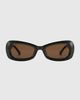 Fifth and Ninth Fifth and Ninth Fifth & Ninth Odette Butterfly Polarized Sunglasses in Black/Brown, Women's at Urban Outfitters - 2