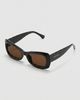 Fifth and Ninth Fifth and Ninth Fifth & Ninth Odette Butterfly Polarized Sunglasses in Black/Brown, Women's at Urban Outfitters - 3