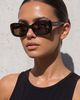 Fifth and Ninth Fifth and Ninth Fifth & Ninth Odette Butterfly Polarized Sunglasses in Black/Brown, Women's at Urban Outfitters - 4