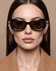 Fifth and Ninth Fifth and Ninth Fifth & Ninth Odette Butterfly Polarized Sunglasses in Black/Brown, Women's at Urban Outfitters - 5
