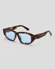 Fifth and Ninth Fifth and Ninth Fifth & Ninth Priya Rectangle Polarized Sunglasses in Torte/Blue, Women's at Urban Outfitters - 3