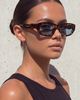 Fifth and Ninth Fifth and Ninth Fifth & Ninth Priya Rectangle Polarized Sunglasses in Torte/Blue, Women's at Urban Outfitters - 4