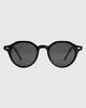 Fifth and Ninth Fifth and Ninth Fifth & Ninth Roman Round Polarized Sunglasses in Black/Black at Urban Outfitters - 4