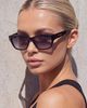 Fifth and Ninth Fifth and Ninth Fifth & Ninth Thalia Rectangle Polarized Sunglasses in Black/Purple, Women's at Urban Outfitters - 4