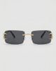 Fifth and Ninth Fifth and Ninth Fifth & Ninth Voss Rectangle Sunglasses in Gold/Black, Women's at Urban Outfitters - 2