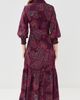 Figue Figue Indiana Dress Cascading Paisley Mulberry - 3