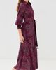 Figue Figue Indiana Dress Cascading Paisley Mulberry - 4