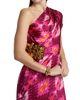 Figue Women's Ezer Abstract Silk One-Shoulder Maxi Dress - 6