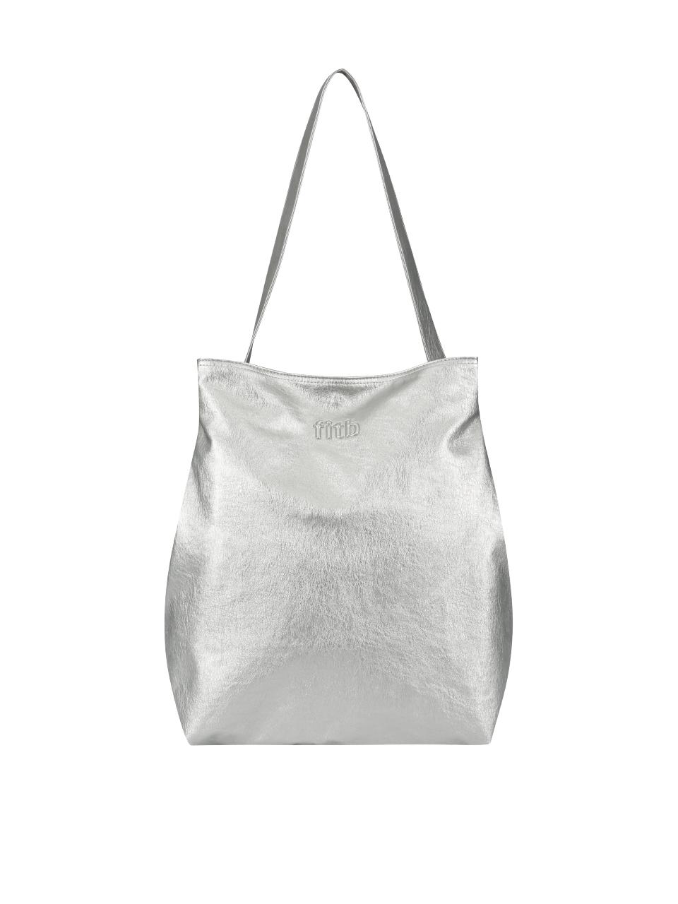 FILLINTHEBLANK Flow Bucket Shoulder Bag_Silver