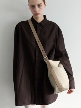 FILLINTHEBLANK Nylon Basket Bag [beige]