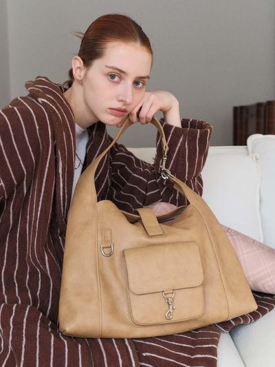 FILLINTHEBLANK PK Slouch Bag [camel]