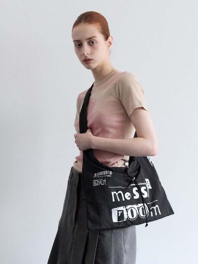 FILLINTHEBLANK Stance Packable Multi Bag (messy) [black]