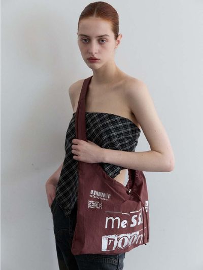 FILLINTHEBLANK Stance Packable Multi Bag (messy) [brown]