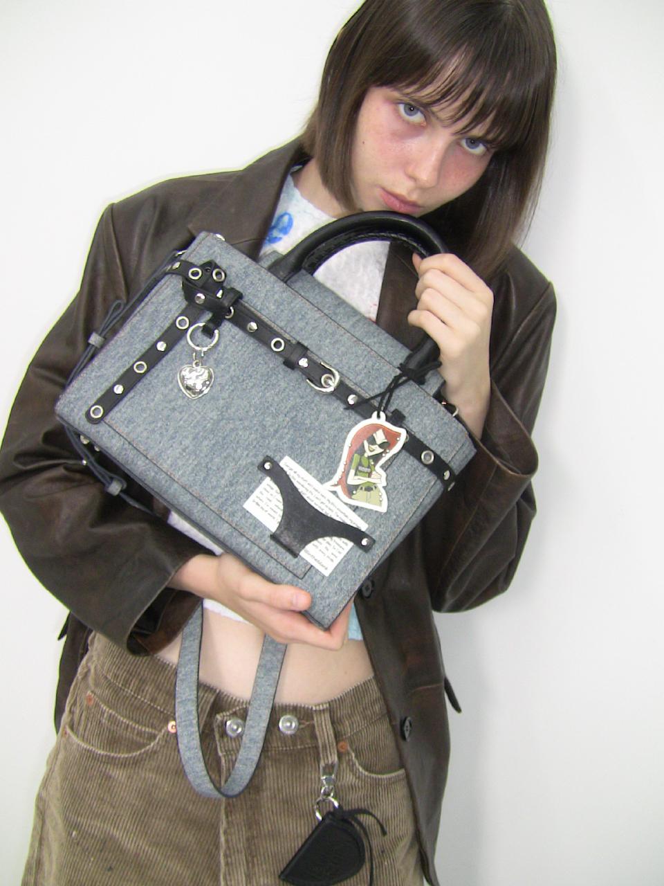 FILLINTHEBLANK Work Jeans Bag (denim black)