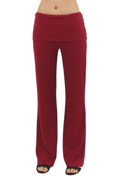 Find Me Now Find Me Now Foldover Flare Leg Pants