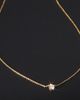 Fine Diamonds by Anthropologie By Anthropologie Fine Single Floating Diamond Necklace - 2