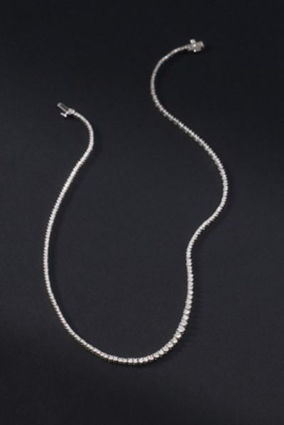 Fine Diamonds by Anthropologie Graduated Diamond Tennis Necklace