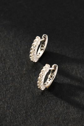 Fine Diamonds by Anthropologie Small Diamond Hoop Earrings