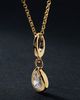 Fine Diamonds by Anthropologie Solid Gold Diamond Teardrop Charm - 1