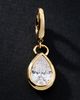 Fine Diamonds by Anthropologie Solid Gold Diamond Teardrop Charm - 2