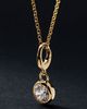 Fine Diamonds by Anthropologie Solid Gold Round Diamond Drop Charm - 1