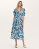 Finery London Finery London Addison Floral Linen Blend Midi Dress - 1