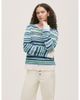 Finery London Finery London Audrenia Striped Crochet Sweater - 1