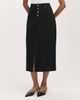 Finery London Finery London Beth Cotton Button-Front Midi Skirt - 1