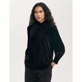 Finery London Finery London Clementine Velvet High Neck Top