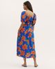 Finery London Finery London Enzo Short Sleeve Floral Midi Dress - 3