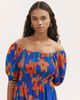 Finery London Finery London Enzo Short Sleeve Floral Midi Dress - 5