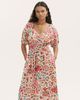 Finery London Finery London Estee Floral Crepe Midi Smock Dress - 2