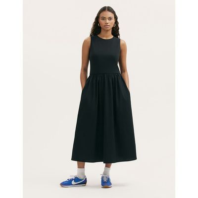 Finery London Finery London Georgie Cotton Sleeveless Midi Dress