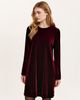Finery London Finery London Hattie Velvet Round Neck Short Dress - 2
