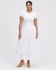 Finery London Finery London Imani Cotton Tiered Midi Skirt - 2