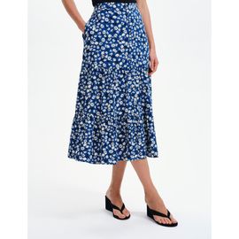 Finery London Finery London Isla Tiered Button Through Midi Skirt