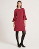 Finery London Finery London Izzy Rich Crepe Long Sleeve Short Dress - 1